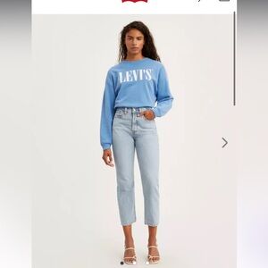 Levi’s wedgie straight ankle jeans - Montgomery baked light wash 27x30